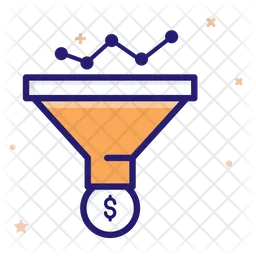 Market Funnel  Icon