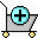Market Pixelart Plus Icon