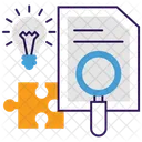 Creative Analytics Business Report Business Research Icon