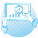 Online Analytics Business Report Business Research Icon