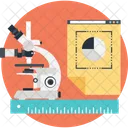 Market Research Microscope Icon