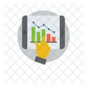 Market Review Market Research Business Performance Icon