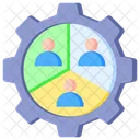 Market Segment Customer Behavior Icon