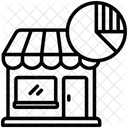 市場シェア、市場、統計 アイコン