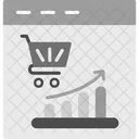 Market Trends Business Growth Icon
