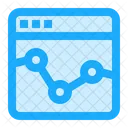 Market Trends Chart Online Graph Icon