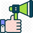 Marketing Hand Megaphone Icon