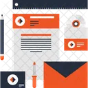 Marketing Mail Design Icon