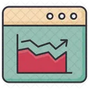 Marketing Analytics Graph Icon