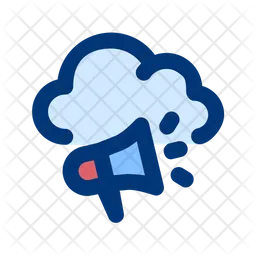 Cloud marketing  Icon