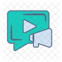 Marketing Digital Video Icon