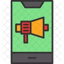 Marketing Mobile Mobile Research Icon