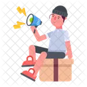 Marketing Agent Product Promotion Product Marketing Icon