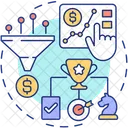 Marketing attribution model  Icon