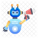 Marketing Bot Robot Technology Icon