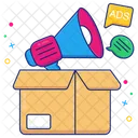 Marketing Box Promotion Box Publicity Icon