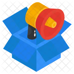 Marketing box  Icon