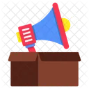 Marketing Box Announcement Promotion Box Icon