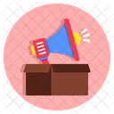 Marketing Box Announcement Promotion Box Icon