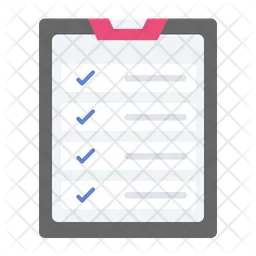 Marketing Checklist Items  Icon