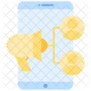 Anuncios Marketing En Linea Icono
