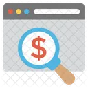 Pagado Busqueda Marketing Icono