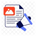 Marketing de contenidos  Icono