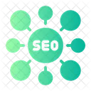 Marketing Digital Construcao De Rede Hierarquia De SEO Ícone