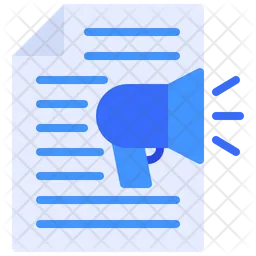 Marketing Document  Icon