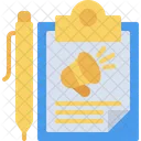 Marketing Document  Icon