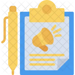 Marketing Document  Icon