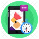 Marketing Time Limited Time Offer Mobile Marketing Icon