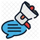 Marketing En Ligne Partage Big Data Icône