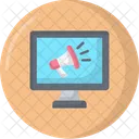 Marketing en ligne  Icône
