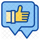 Growth Good Like Chat Conversation Business Marketing Icon