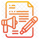 Marketing File  Icon