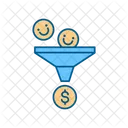 Marketing funnel  Icon