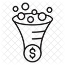 Marketing Funnel Sales Funnel Currency Conversion Icon