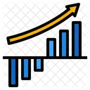Graph Statistic Chart Diagram Business Marketing Growth アイコン