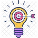 Idea Lamp Marketing Icon