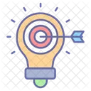 Marketing Idea Lightbulb Creativity Icon