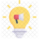 Marketing Idea Creativity Light Bulb Icon
