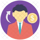 Man Salesman Finance Icon