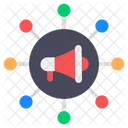 Marketing-Netzwerk  Icon