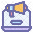 Marketing on-line  Icon