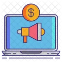 Marketing On Line Icon