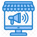 Marketing on-line  Icon