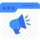 Marketing on-line  Icon