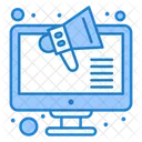 Marketing on-line  Icon