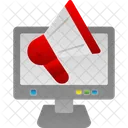 Marketing on-line  Icon